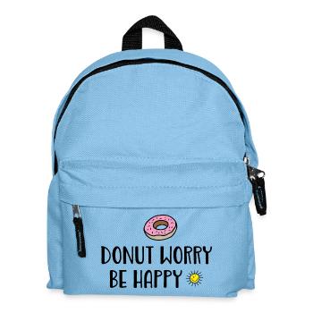 lustige Sprüche für Genießer - Kinder Rucksack - Hellblau - Vorne