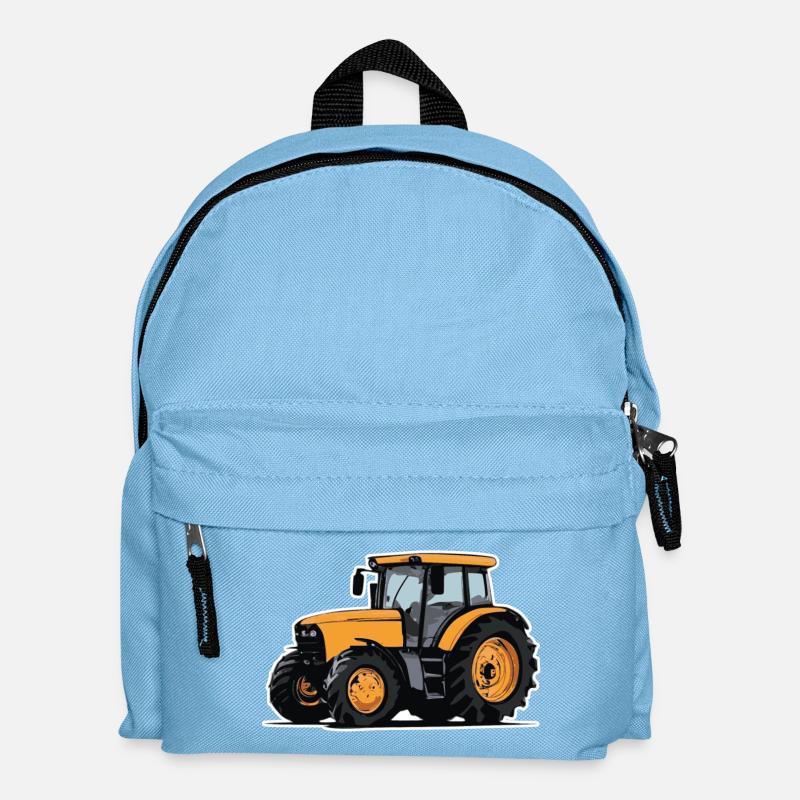 Tractor, tractor, tractor - Kids' Backpack - light blue