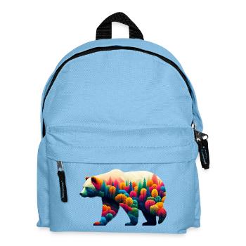 Ours - Sac à dos Enfant - bleu clair - Devant