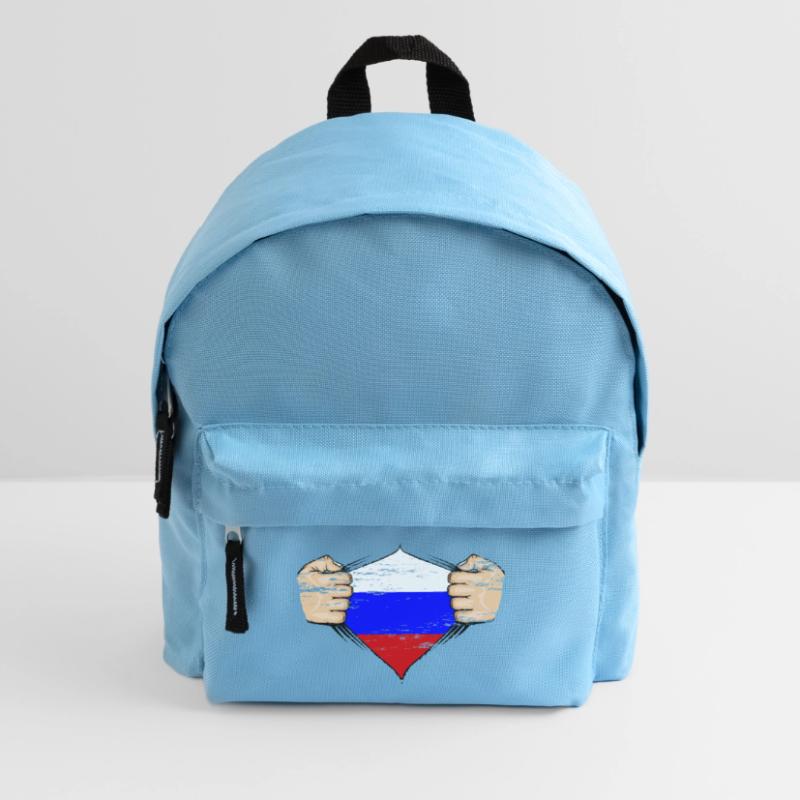 Conception du drapeau de la Russie utilisée Sac à dos Enfant