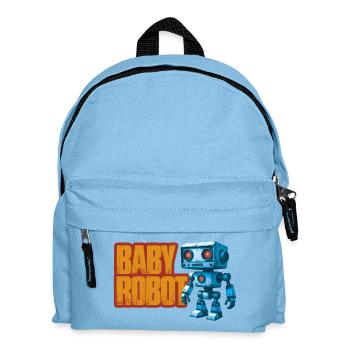 Robot Vintage - Kids' Backpack - light blue - Front