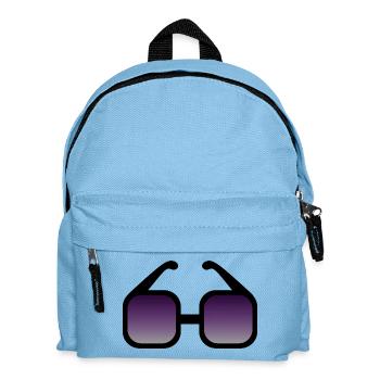 Lunettes de soleil dégradées noires - Sac à dos Enfant - bleu clair - Devant