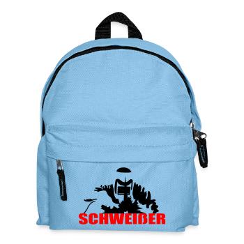 Schweißer - Kinder Rucksack - Hellblau - Vorne