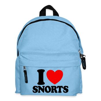 I Love Cold Red Heart Funny I Love Sc - Kids' Backpack - light blue - Front