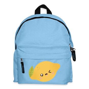 Lemon Kawaii - Kinder Rucksack - Hellblau - Vorne