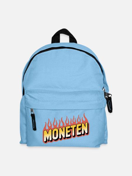 Moneten - Funny Steuer Meme - Kinder Rucksack - Hellblau