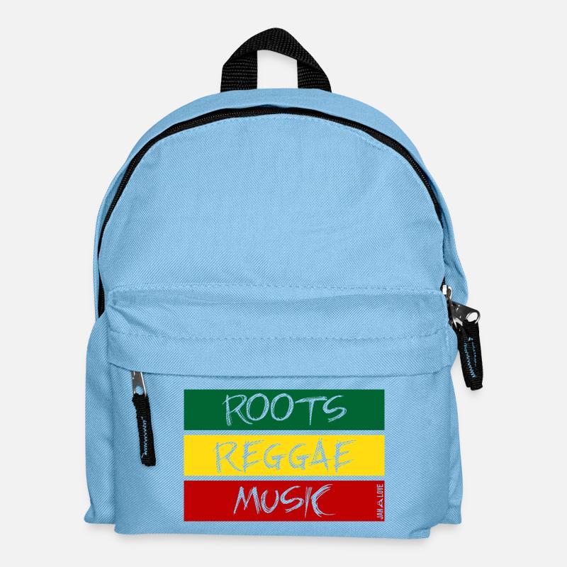 roots reggae music - Kids' Backpack - light blue