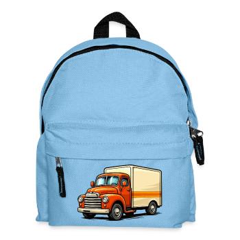 Illustration de camion de livraison - Sac à dos Enfant - bleu clair - Devant