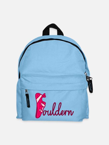 Bouldern Klettern Schuhe - Kinder Rucksack - Hellblau