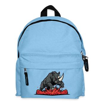 Rhinoceros Alpha Charge Rhino Power Mascot - Kids' Backpack - light blue - Front