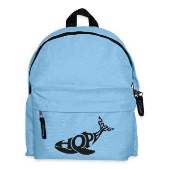 HOPE der Wal - Kinder Rucksack - Hellblau - Vorne