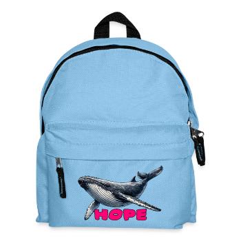 Whales of Hope - Hope - Kids' Backpack - light blue - Front
