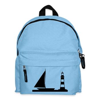 Segeln - Kinder Rucksack - Hellblau - Vorne