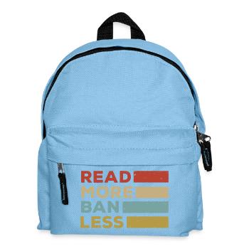Read More Ban Less - Kids' Backpack - light blue - Front