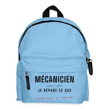 Mécanicien DIY: Répare ce que - Sac à dos Enfant - bleu clair - Devant