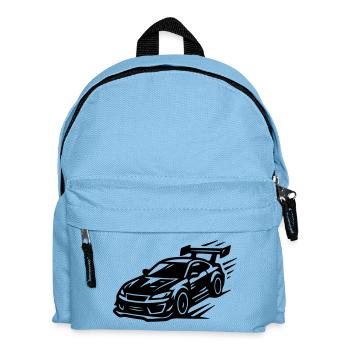 Voiture Sport Voiture Symbole Turbo - Sac à dos Enfant - bleu clair - Devant