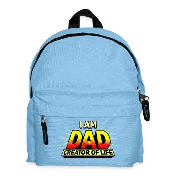 Je suis Papa : Créateur de la Vie - Sac à dos Enfant - bleu clair - Devant