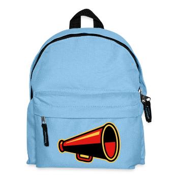 Red Megaphone Ultras Icon - Kids' Backpack - light blue - Front