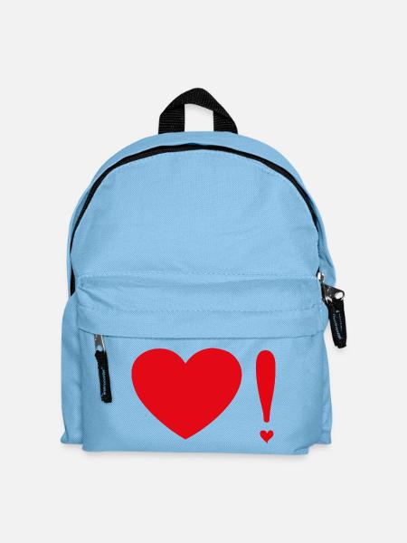 Love Signet - Kinder Rucksack - Hellblau