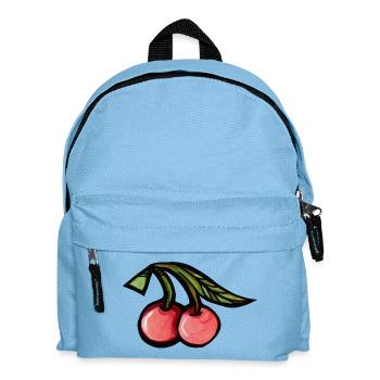Vibrant Cherries Aquarell Duo - Kinder Rucksack - Hellblau - Vorne