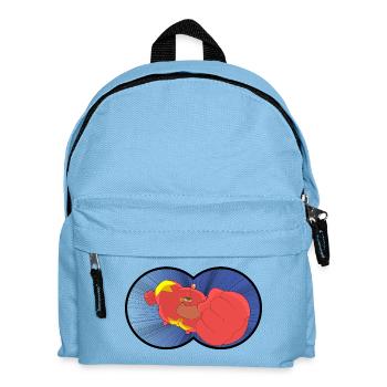 Captain Biceps - Kids' Backpack - light blue - Front
