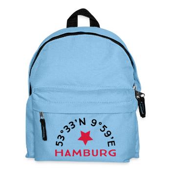 Hamburg - Kids' Backpack - light blue - Front