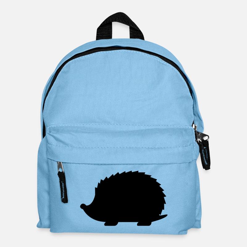 hérisson - Sac à dos Enfant - bleu clair