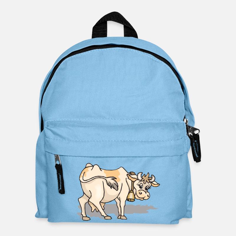 Kuh - Kinder Rucksack - Hellblau