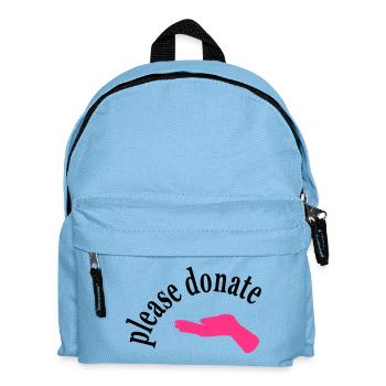 funny - Kids' Backpack - light blue - Front