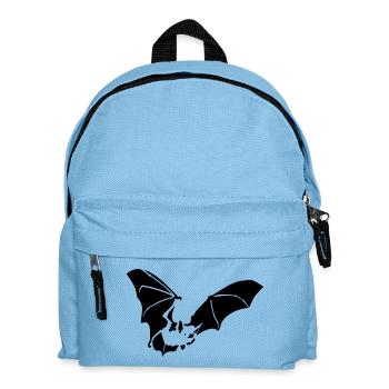 Fledermaus - Kinder Rucksack - Hellblau - Vorne