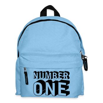 Nummer - 1 - Kinder Rucksack - Hellblau - Vorne