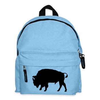 bison - Kids' Backpack - light blue - Front