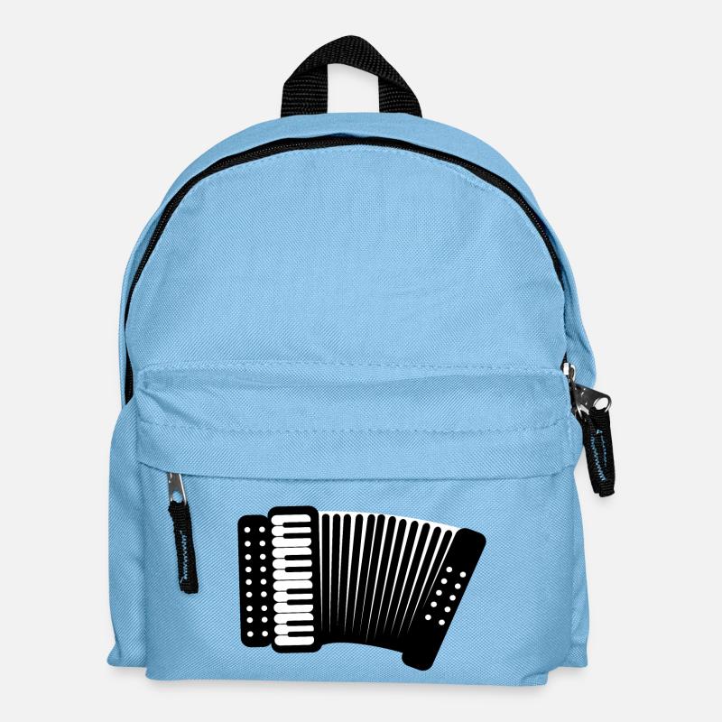 Akkordeon - Kinder Rucksack - Hellblau