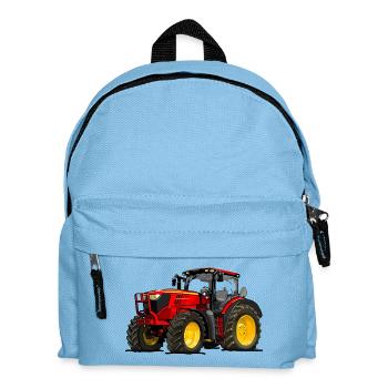 Tracteur rouge - Sac à dos Enfant - bleu clair - Devant