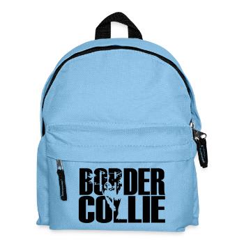 Border Collie - Kids' Backpack - light blue - Front