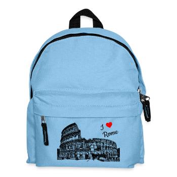 Rom Ich liebe dich - Kinder Rucksack - Hellblau - Vorne