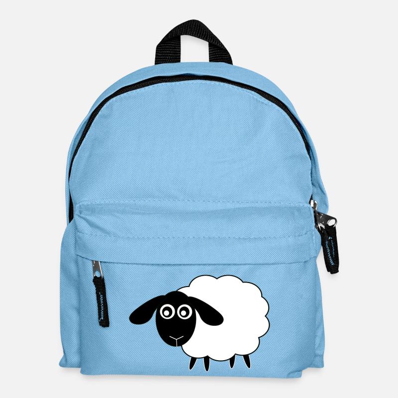 Schaf Geschenk Geschenkidee - Kinder Rucksack - Hellblau