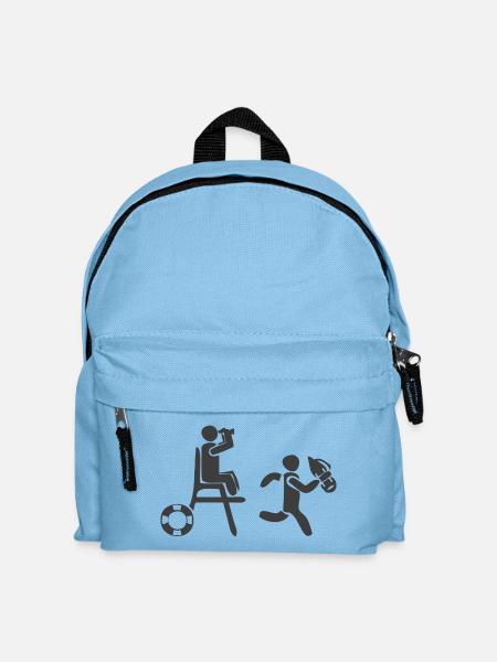 Rettungsschwimmer - Kinder Rucksack - Hellblau