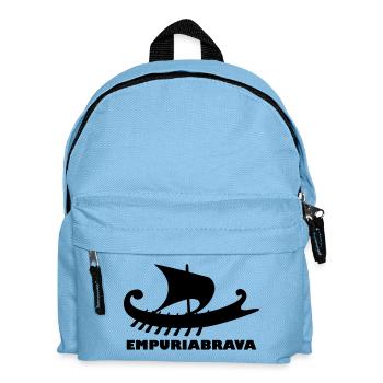 Schiff Empuriabrava - Kinder Rucksack - Hellblau - Vorne