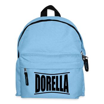 T-Shirt Dorella T-Shirt Geschenkidee - Kinder Rucksack - Hellblau - Vorne