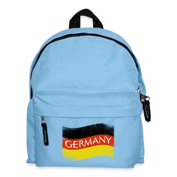ALLEMAGNE lettrage sale ondulé - Sac à dos Enfant - bleu clair - Devant