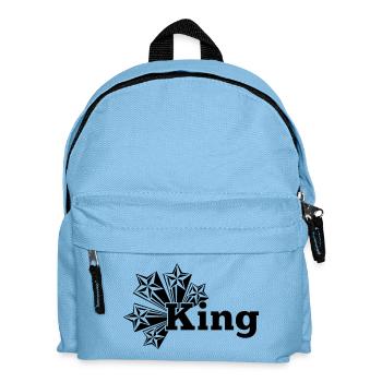 King transparent with stars - Kids' Backpack - light blue - Front