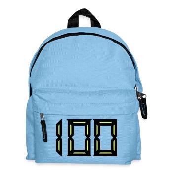 100 JAHRE. 100-jähriges Jubiläum. 100-JÄHRIGES JUBILÄUM - Kinder Rucksack - Hellblau - Vorne