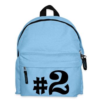 #2 - Kinder Rucksack - Hellblau - Vorne