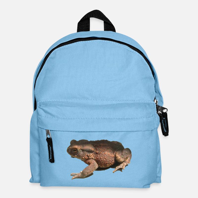 Kröte - Kinder Rucksack - Hellblau