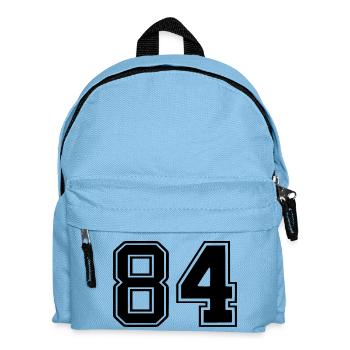 84 - Kids' Backpack - light blue - Front