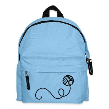 Boule de laine de dessin animé - Sac à dos Enfant - bleu clair - Devant