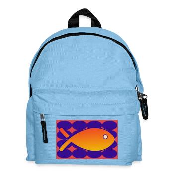 POISSON - Sac à dos Enfant - bleu clair - Devant