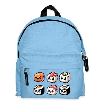 Sushi Smiles : Le délicieux bouquet de rouleaux - Sac à dos Enfant - bleu clair - Devant