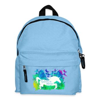 Croire en la magie - Sac à dos Enfant - bleu clair - Devant